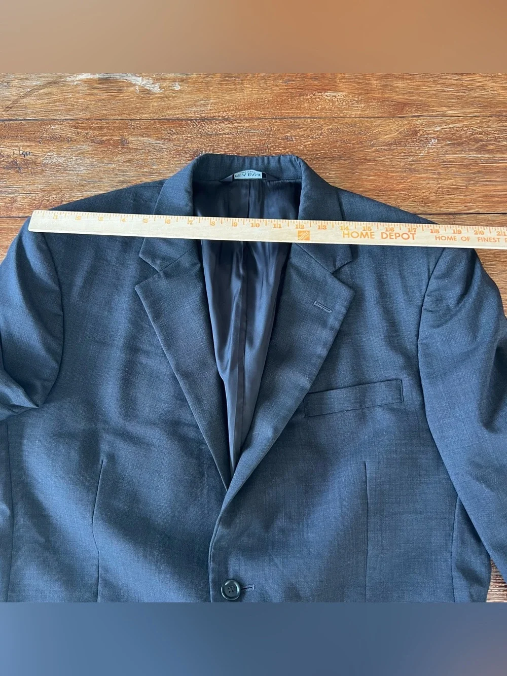Jos. A. Bank Mens Charcoal Gray Wool Suit Jacket Sport Coat Size 43R
